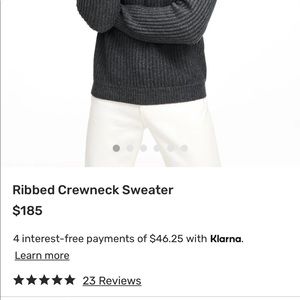 Brand new Naadam cashmere sweater